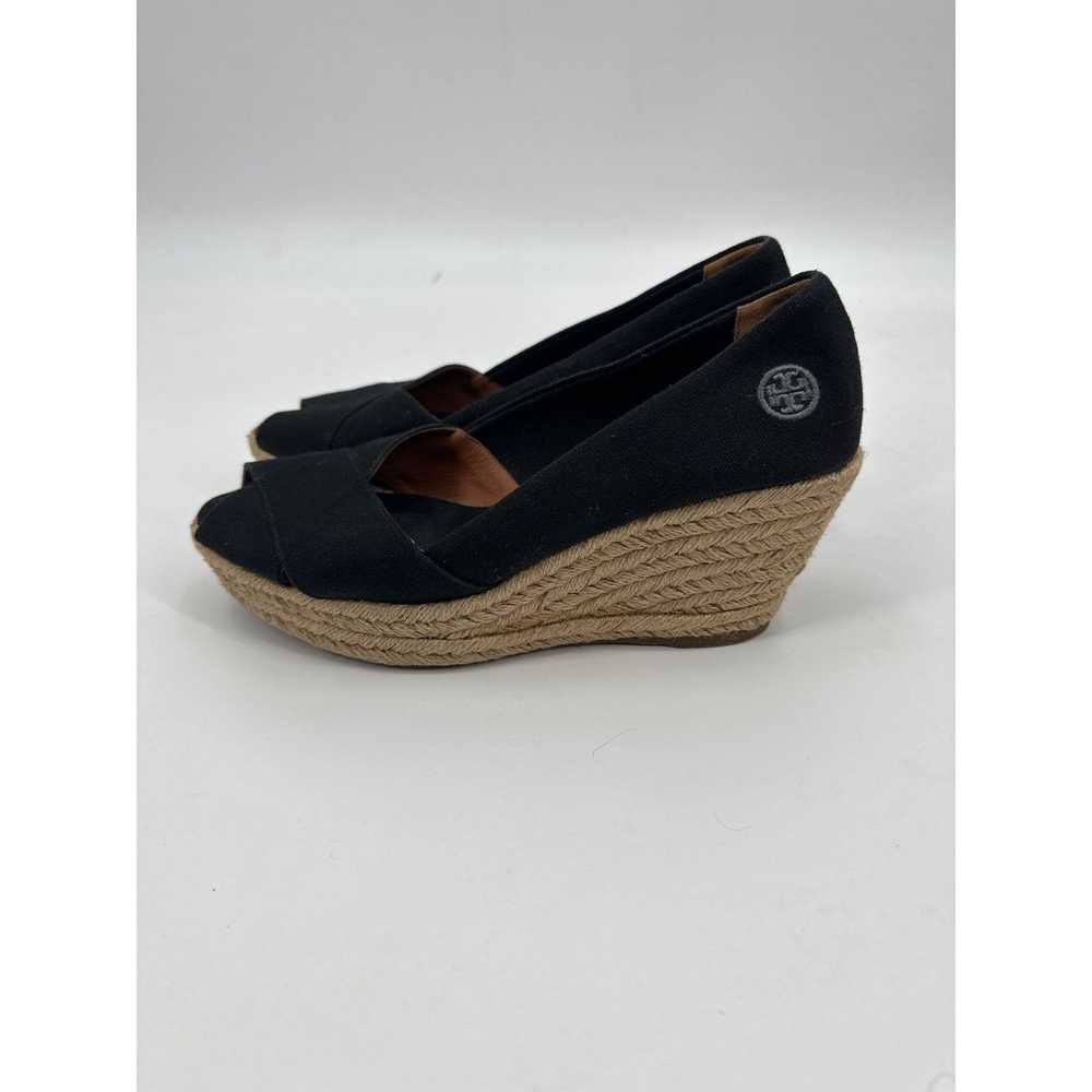 Tory Burch Tory Burch Filipa Black Canvas Espadri… - image 3