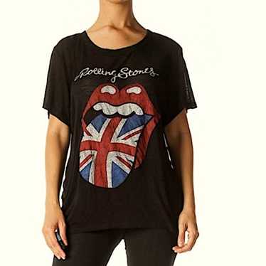 Daydreamer Daydreamer Rolling Stone Knit Tee Black