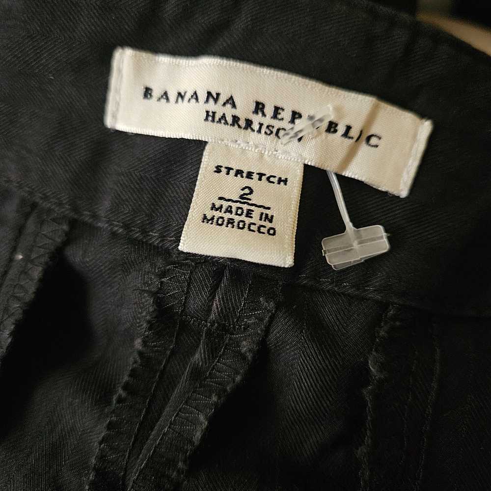 Banana Republic Black Harrison Fit Stretch Pants … - image 3