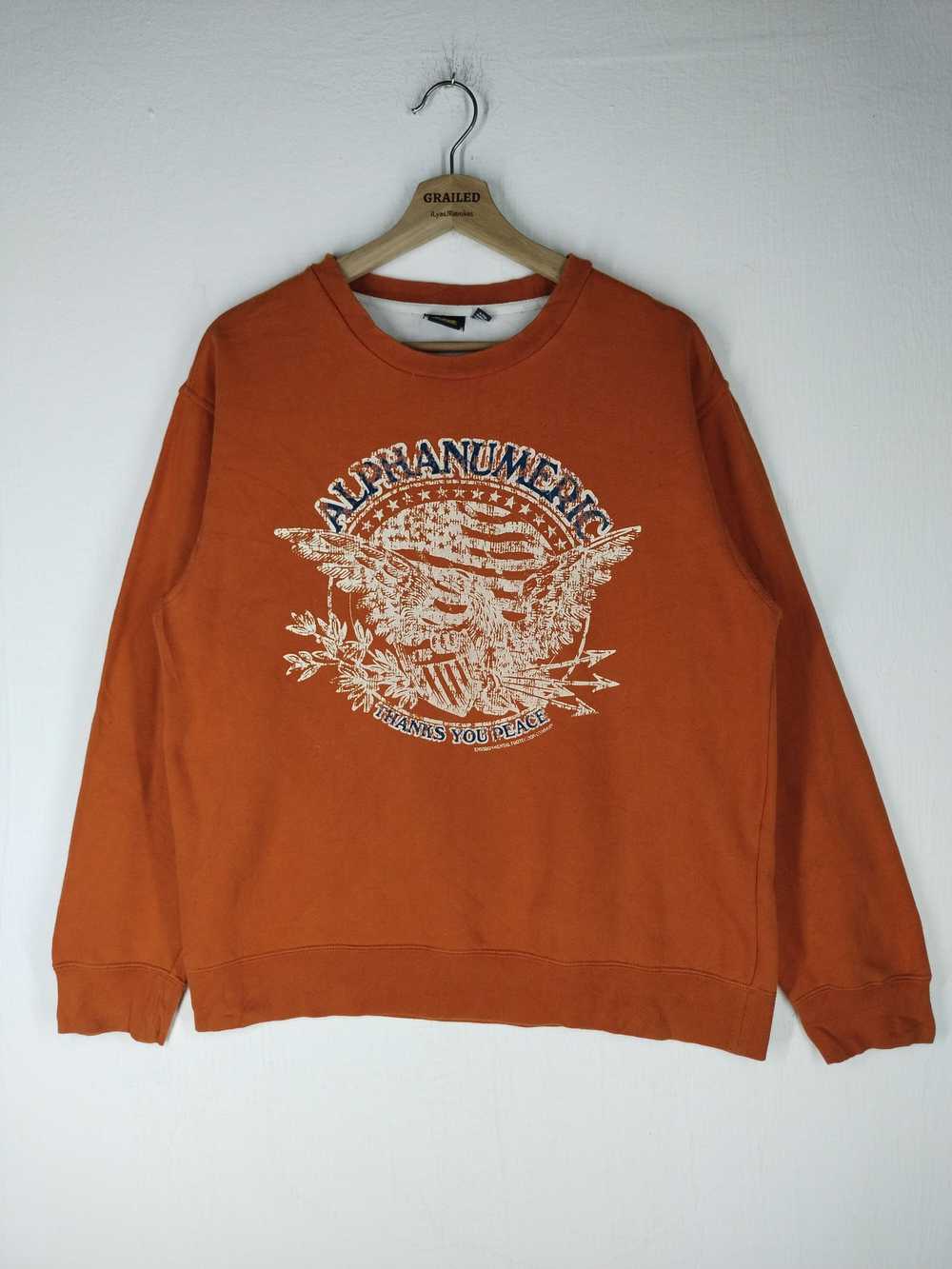 Alpha Numeric Clothing ORANGE SWEATSHIRT ALPHA NU… - image 6