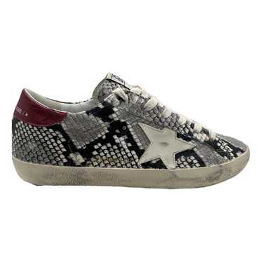 Golden Goose Superstar leather trainers