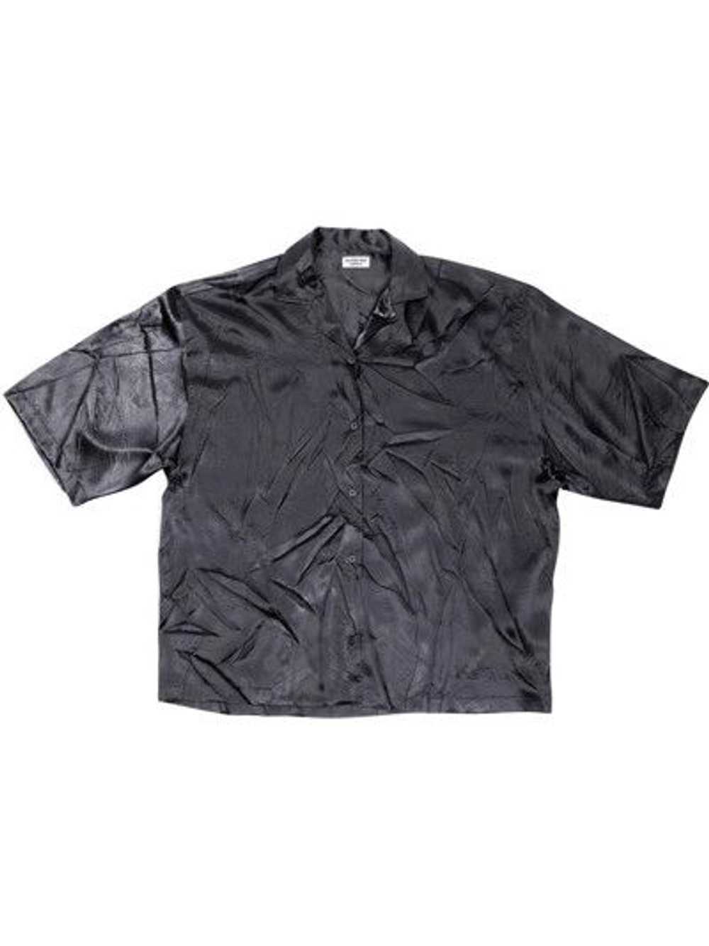 Balenciaga o1in1g0824 Short Sleeve Shirt in Black - image 1