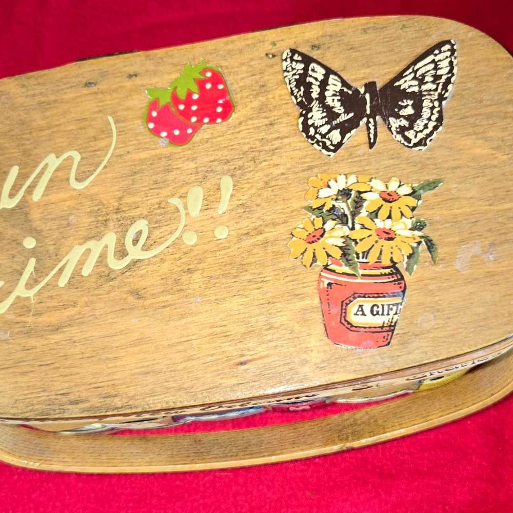 Vintage J. Hussey New Orleans purse basket - image 2