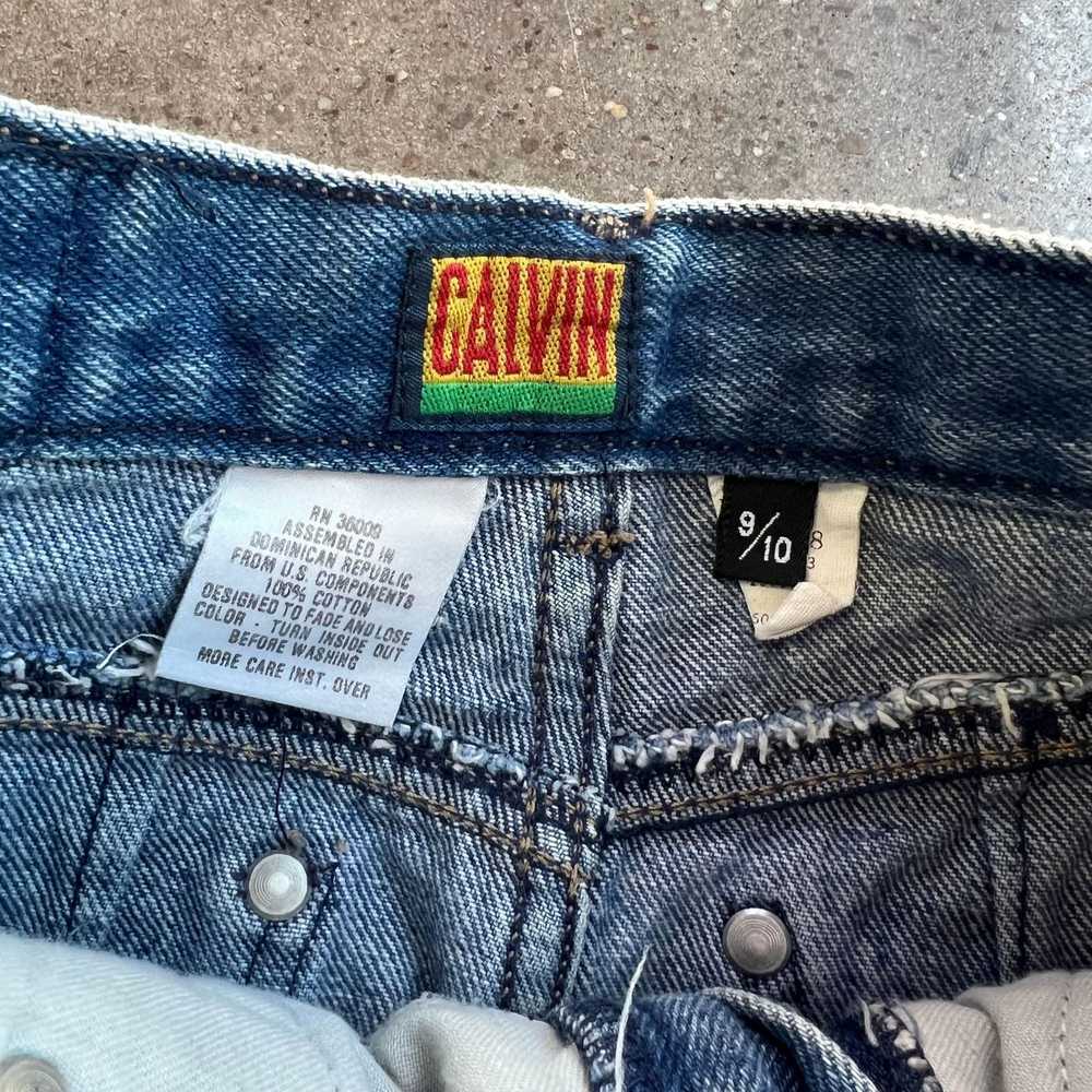 Calvin Klein × Vintage Vintage Calvin Denim High … - image 3