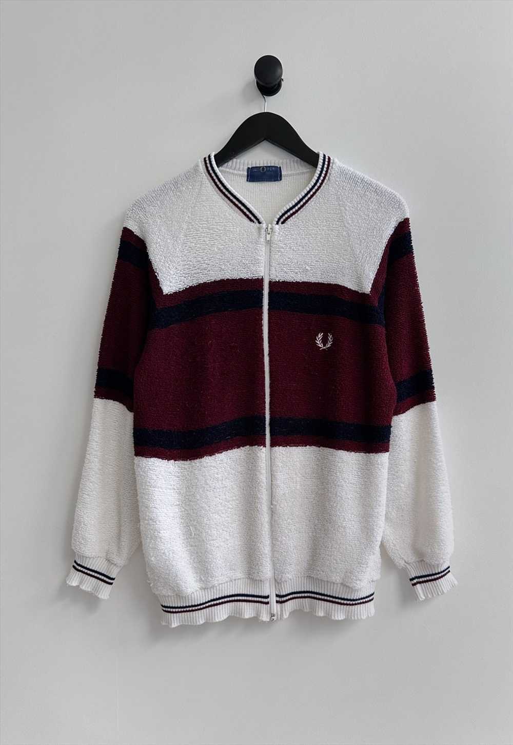 Vintage Fred Perry Full Zip Jumper Sweater - image 1