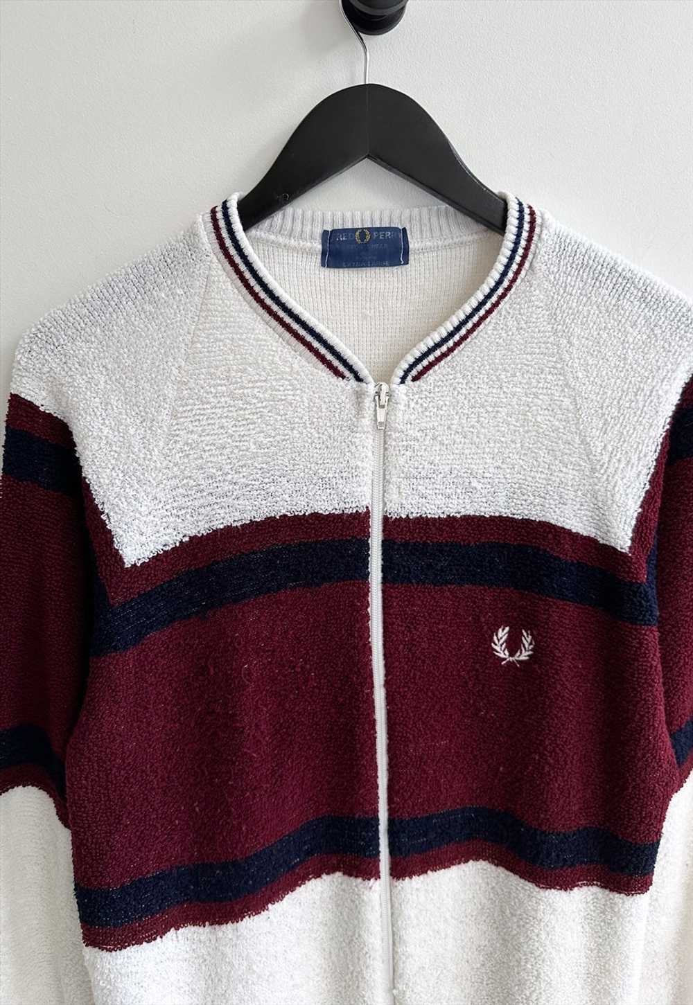 Vintage Fred Perry Full Zip Jumper Sweater - image 2