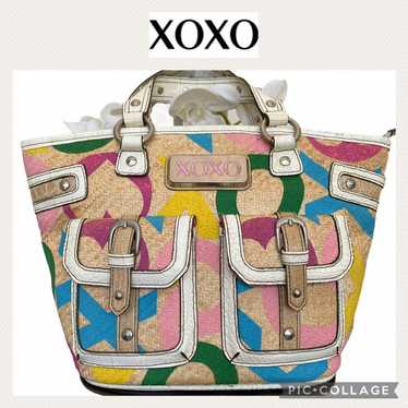 XOXO chesapeake straw vintange purse