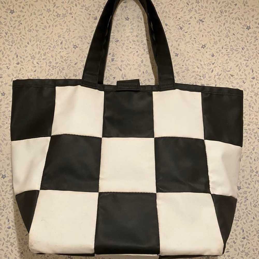 tricot comme des garçon black and white checker p… - image 2