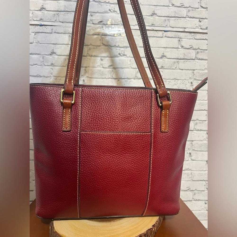 Dooney & Bourke Leather Cranberry Shoulder Bag - image 11