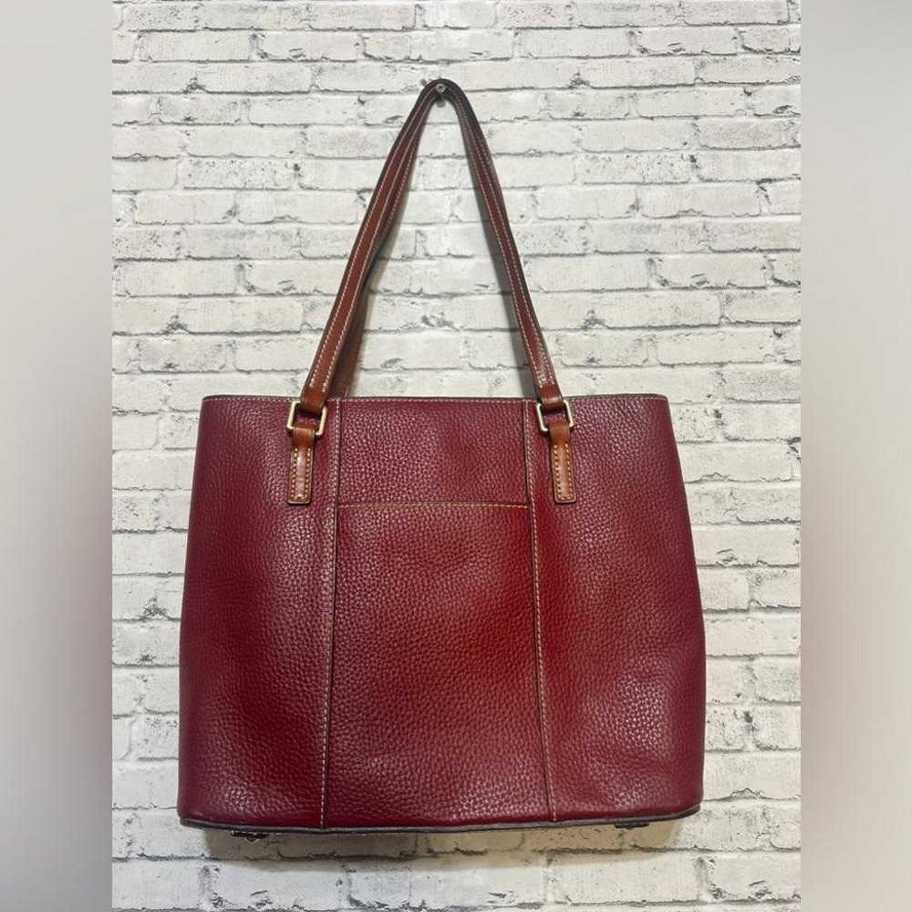 Dooney & Bourke Leather Cranberry Shoulder Bag - image 2