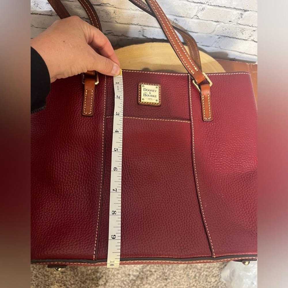 Dooney & Bourke Leather Cranberry Shoulder Bag - image 5