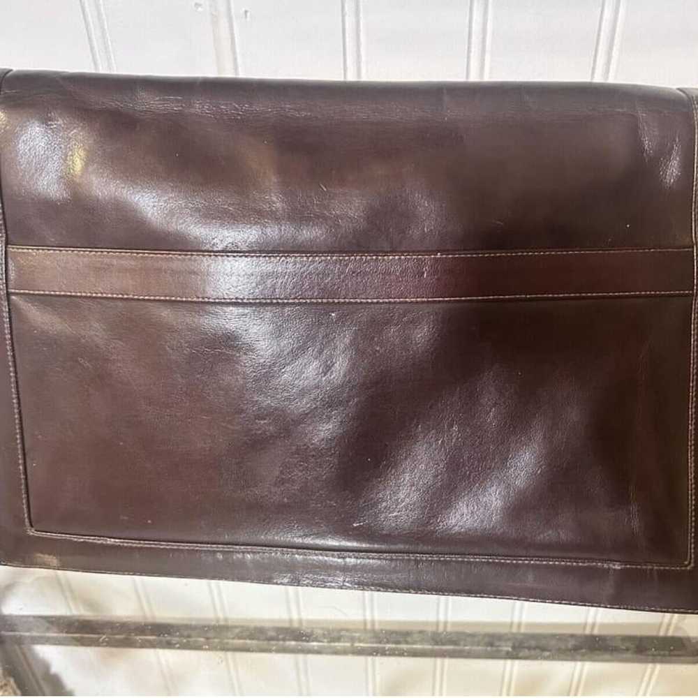 Lou Taylor clutch vintage Built In Mirror Brown - image 2