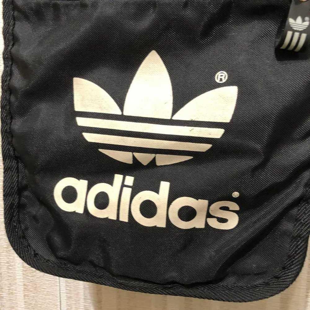 90s adidas mini backpack black with trefoil logo - image 6