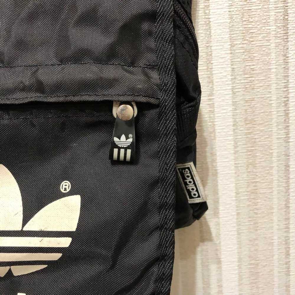 90s adidas mini backpack black with trefoil logo - image 9