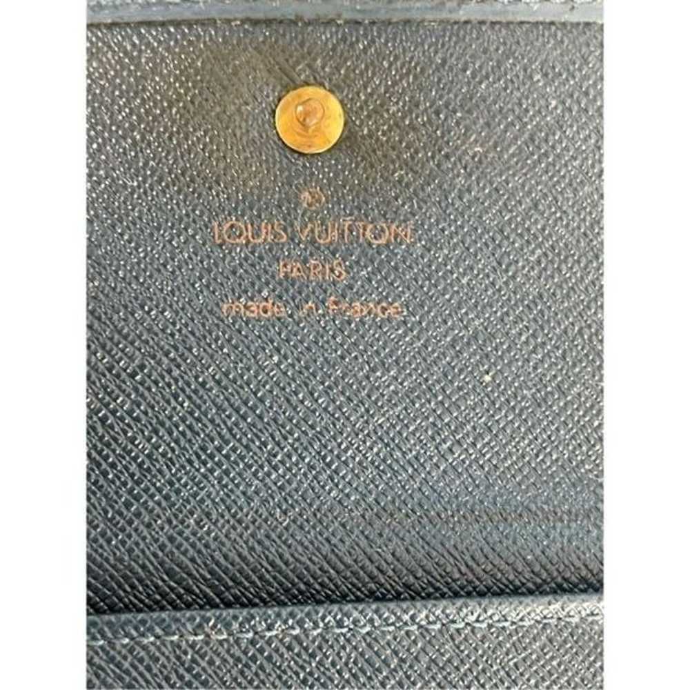 Louis Vuitton blue Epi Elise compact wallet - image 12