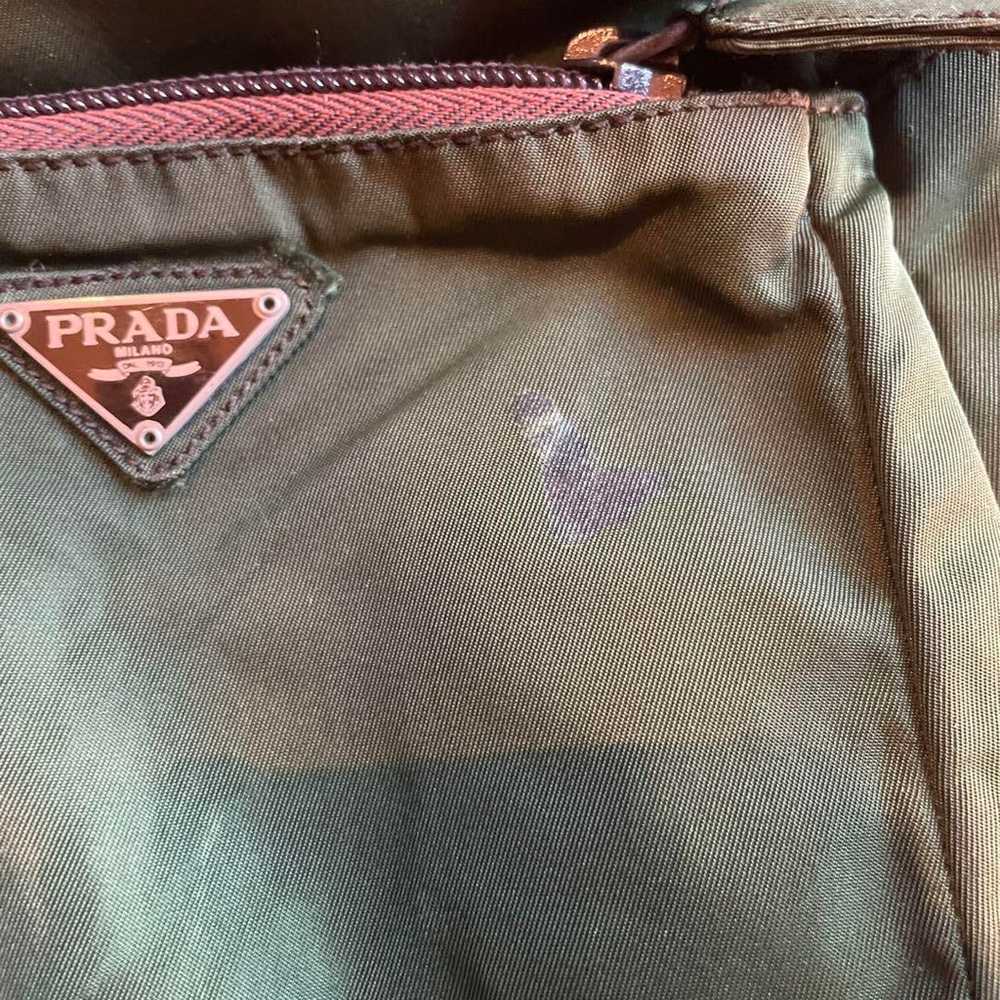 Price drop! 90s vintage Prada mini bag in militar… - image 8