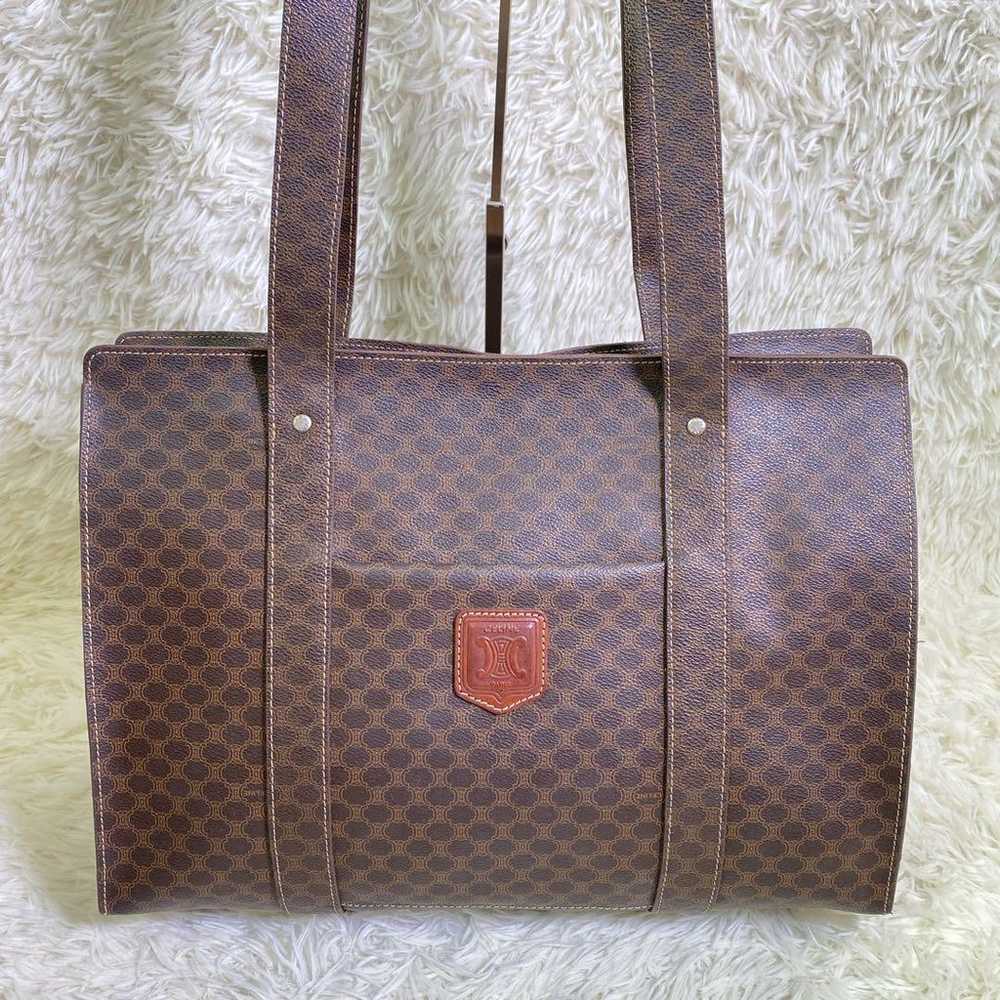 【Excellent Condition】Celine Shoulder Bag A4 Leath… - image 2