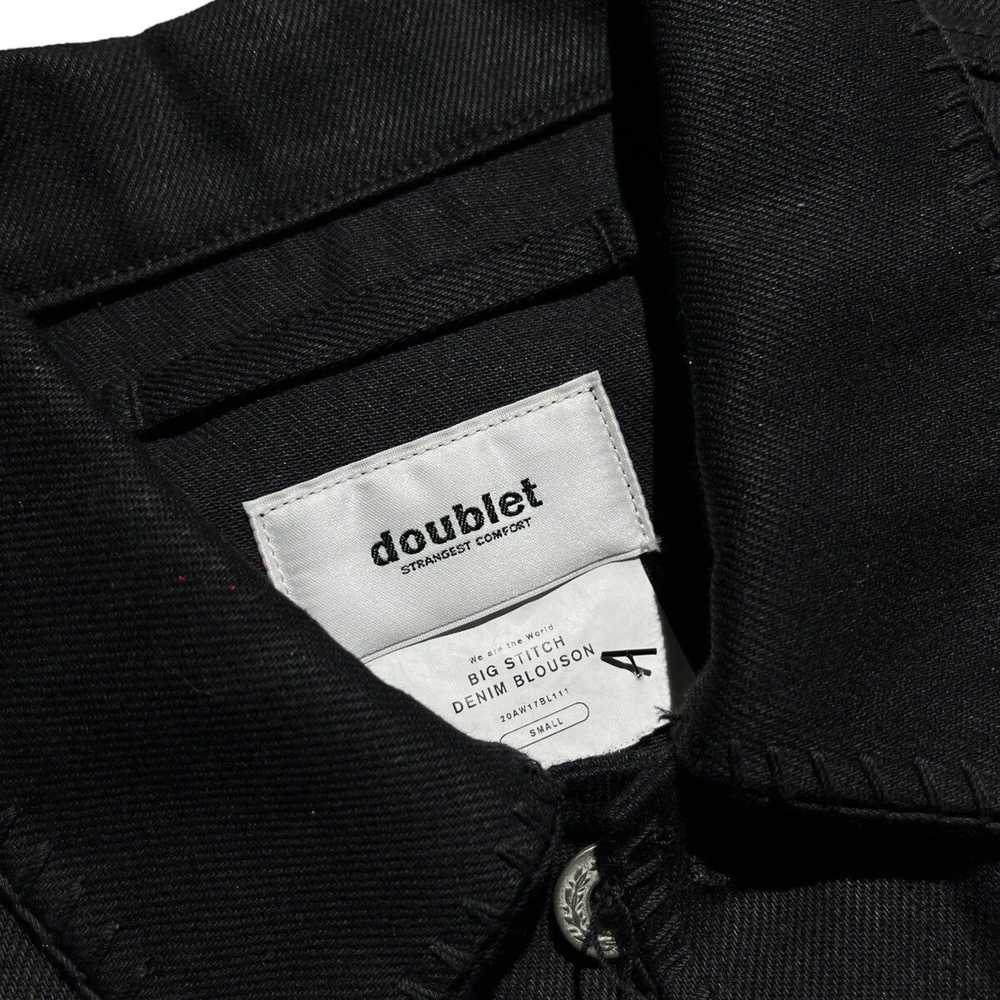 Doublet Big stitch denim jacket - image 2