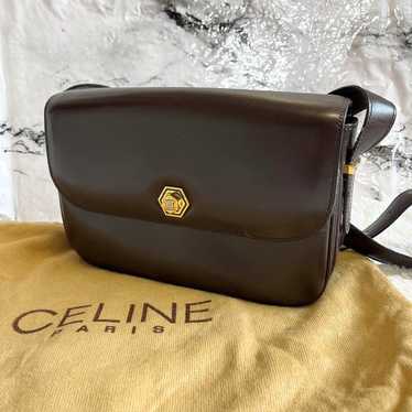 Celine Triomphe Shoulder Bag with Turn-lock Hardw… - image 1