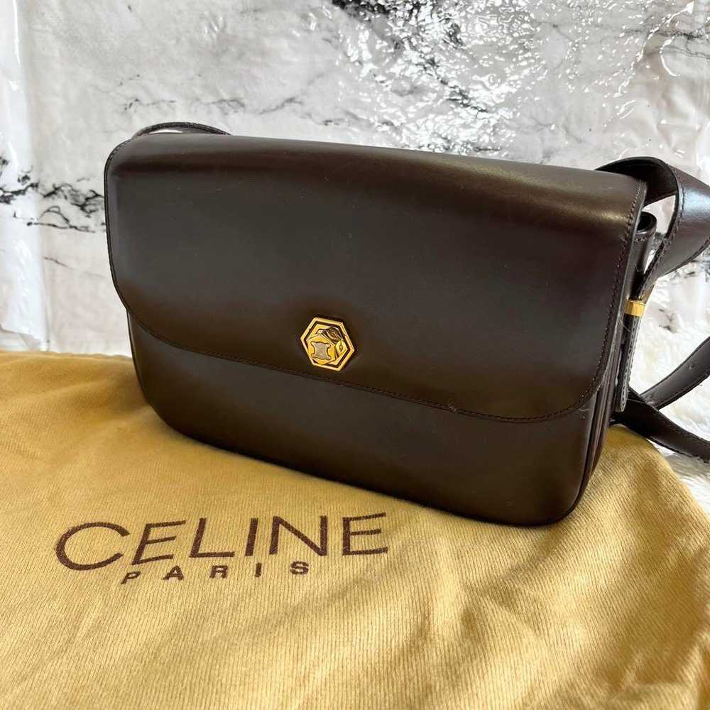 Celine Triomphe Shoulder Bag with Turn-lock Hardw… - image 2