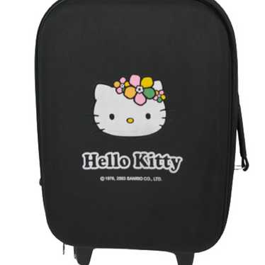 Rare Vintage 1976 Sanrio Hello factory Kitty Travel Zipper Suitcase