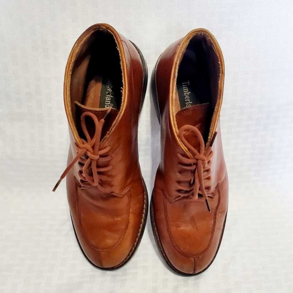 Vintage Timberland  Women's  Brown Leather Ankle … - image 4