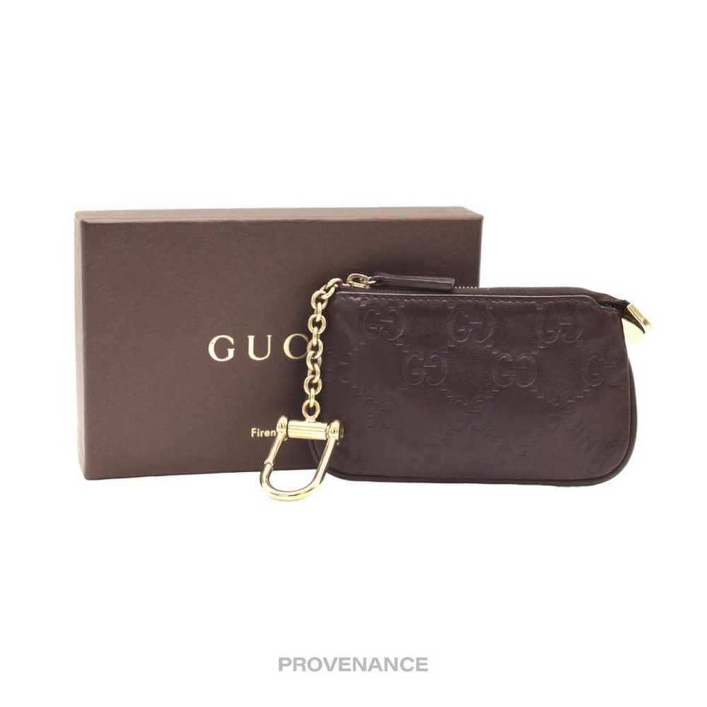 Gucci Leather key ring - image 5