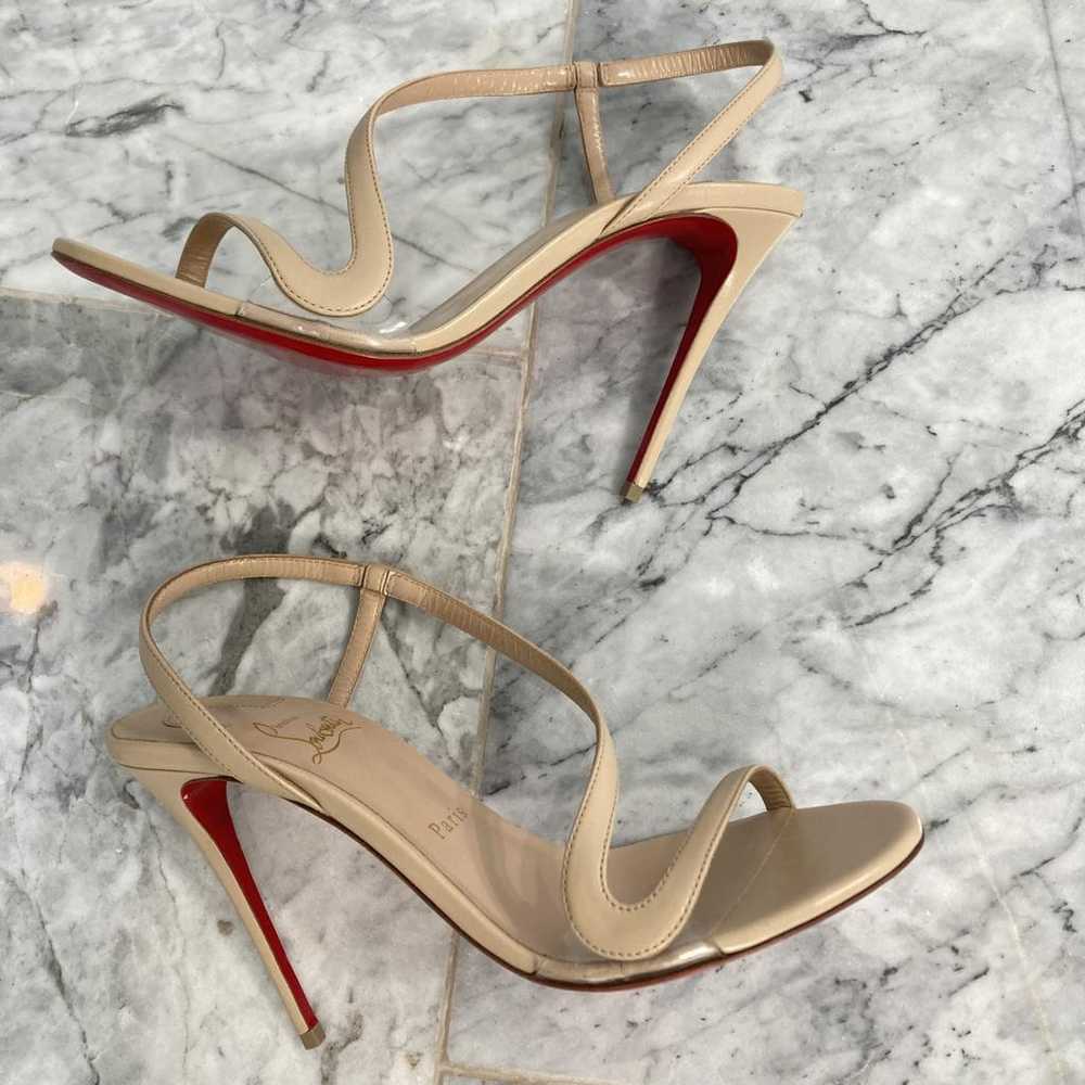 Christian Louboutin Leather sandal - image 2