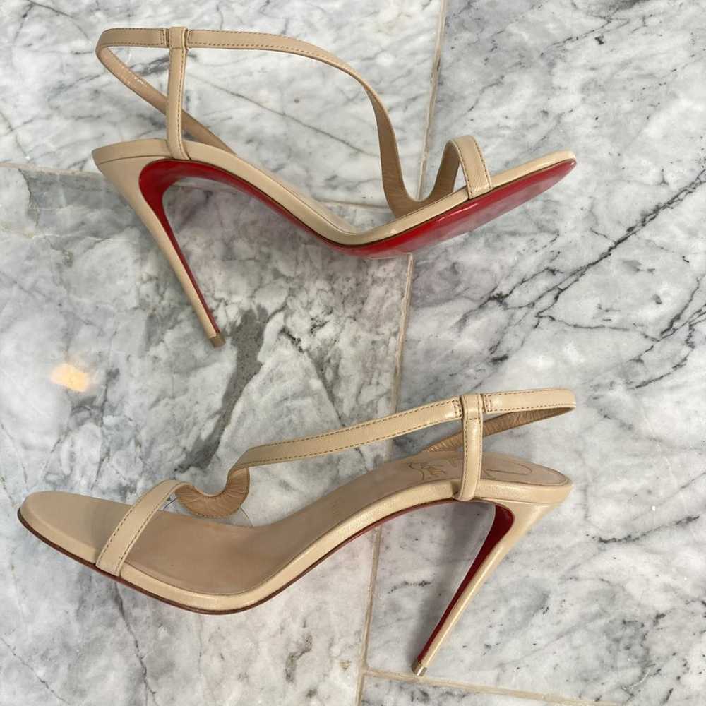 Christian Louboutin Leather sandal - image 3