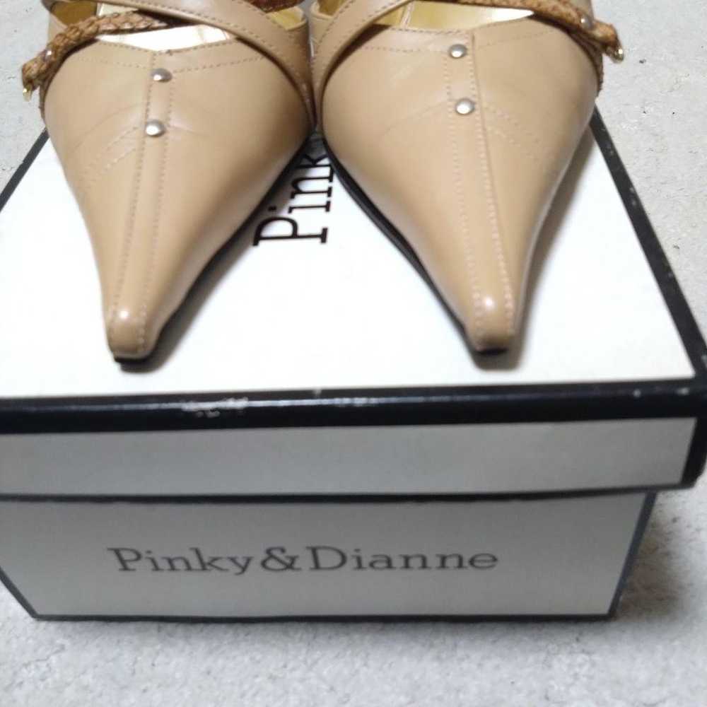 Brand new pinky&dianne pumps high heels beige poi… - image 5