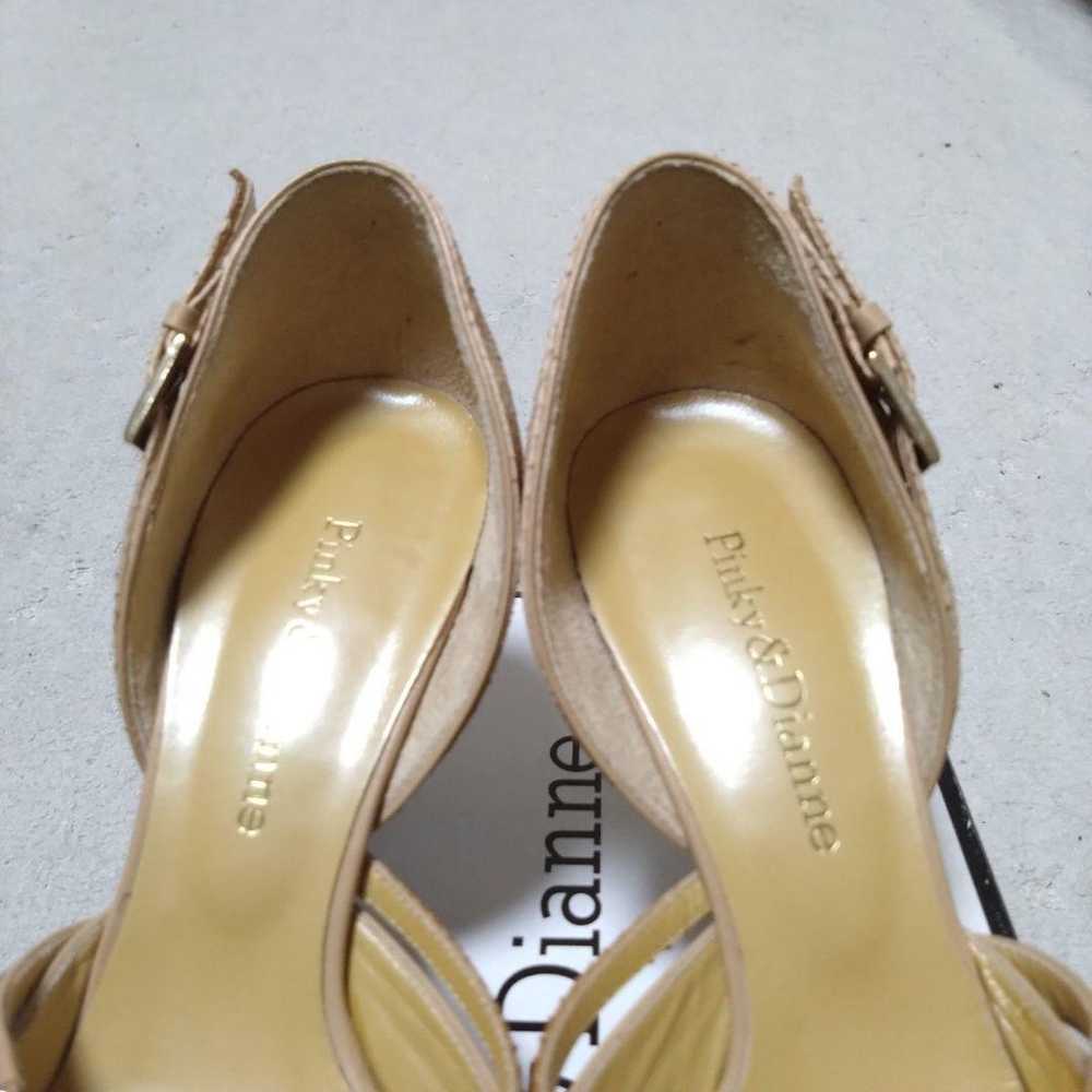 Brand new pinky&dianne pumps high heels beige poi… - image 6