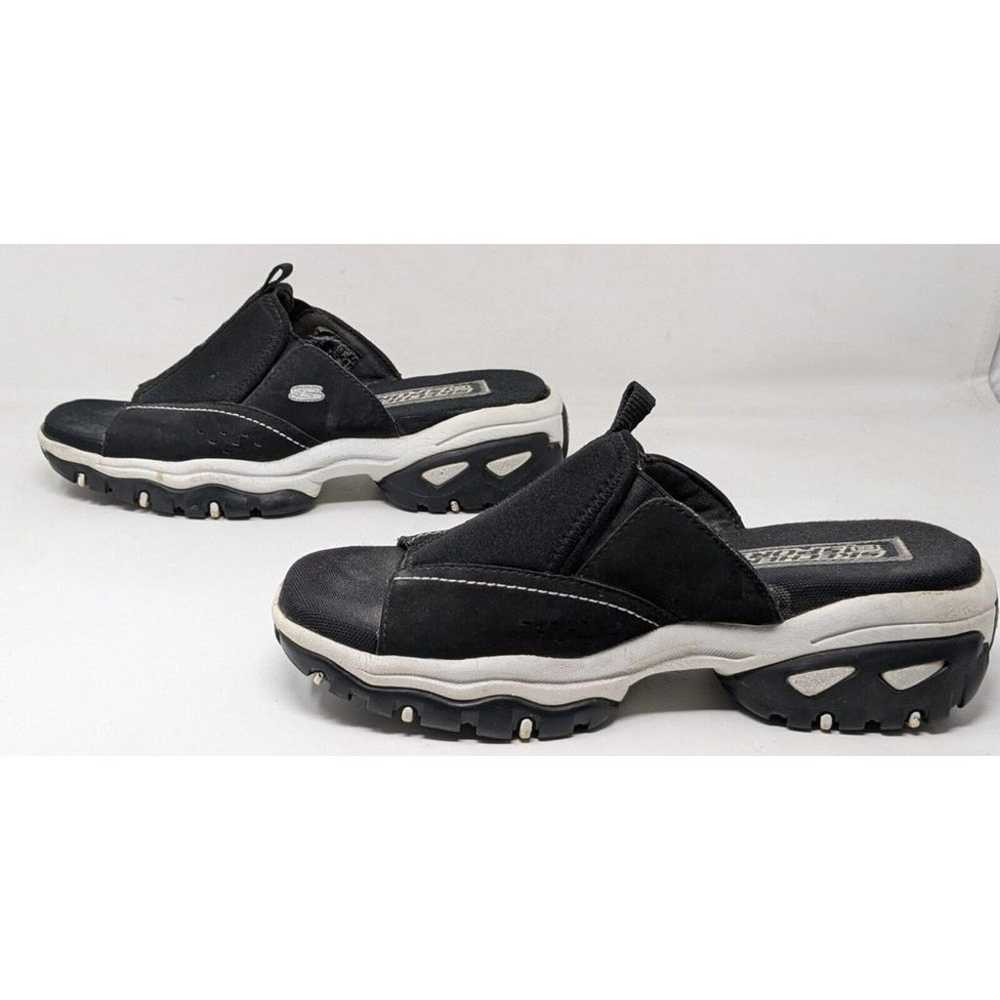 Vintage Y2K Skechers Platform Sandals Chunky Blac… - image 2