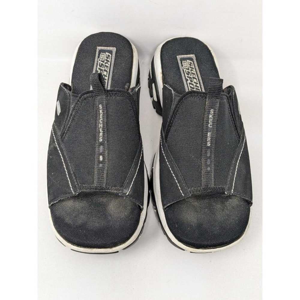 Vintage Y2K Skechers Platform Sandals Chunky Blac… - image 3