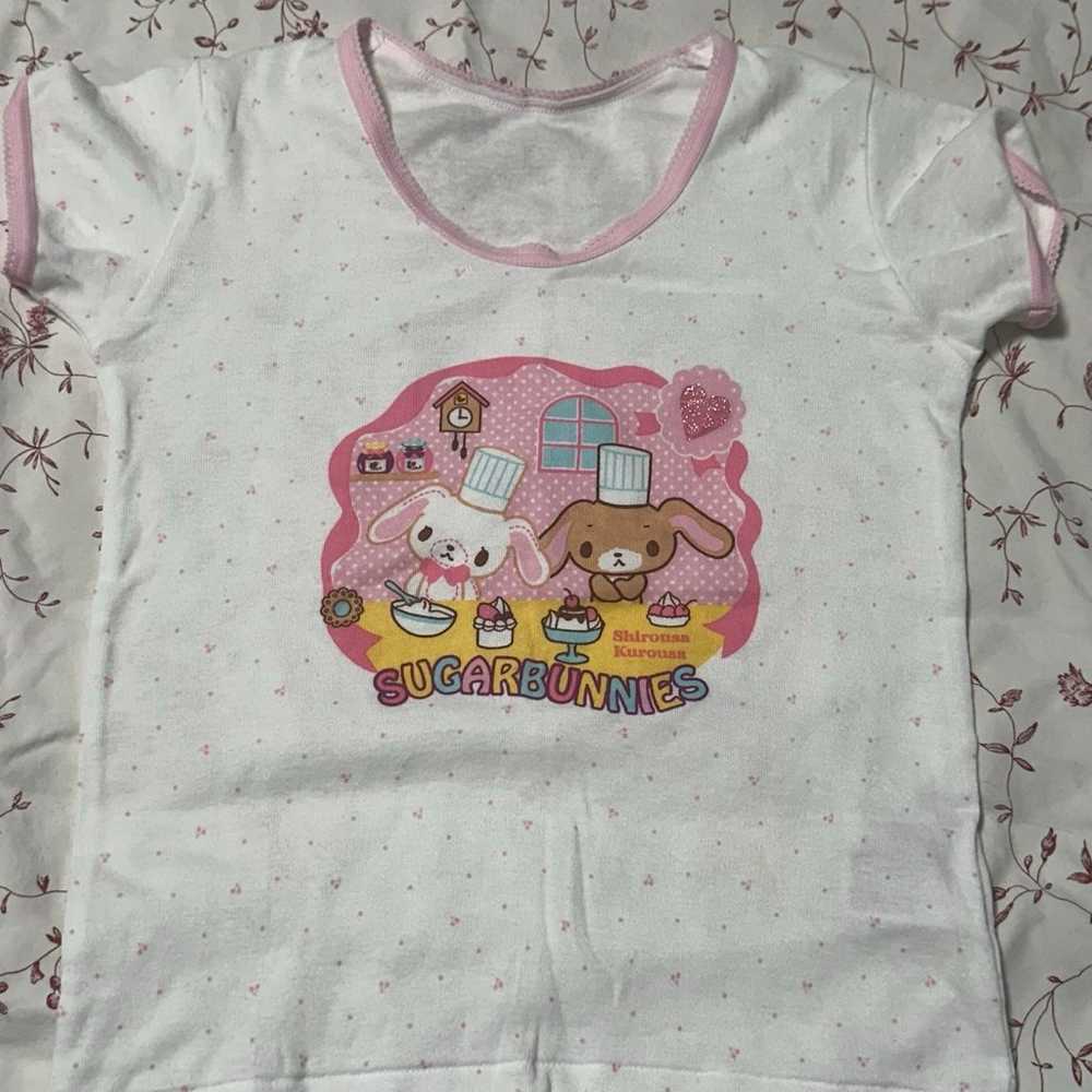 sugar bunnies vintage baby tee - image 1