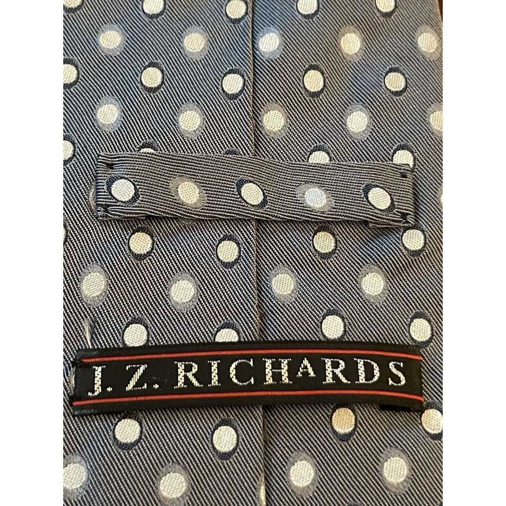 Other J.Z Richards Blue Hand Made 100% Silk Made … - image 10