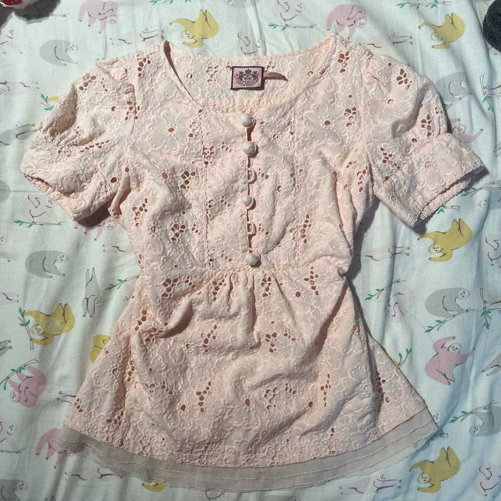 vintage juicy couture blouse - image 1