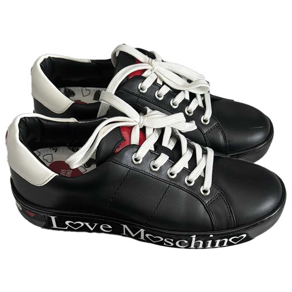 Moschino Love Leather trainers - image 1