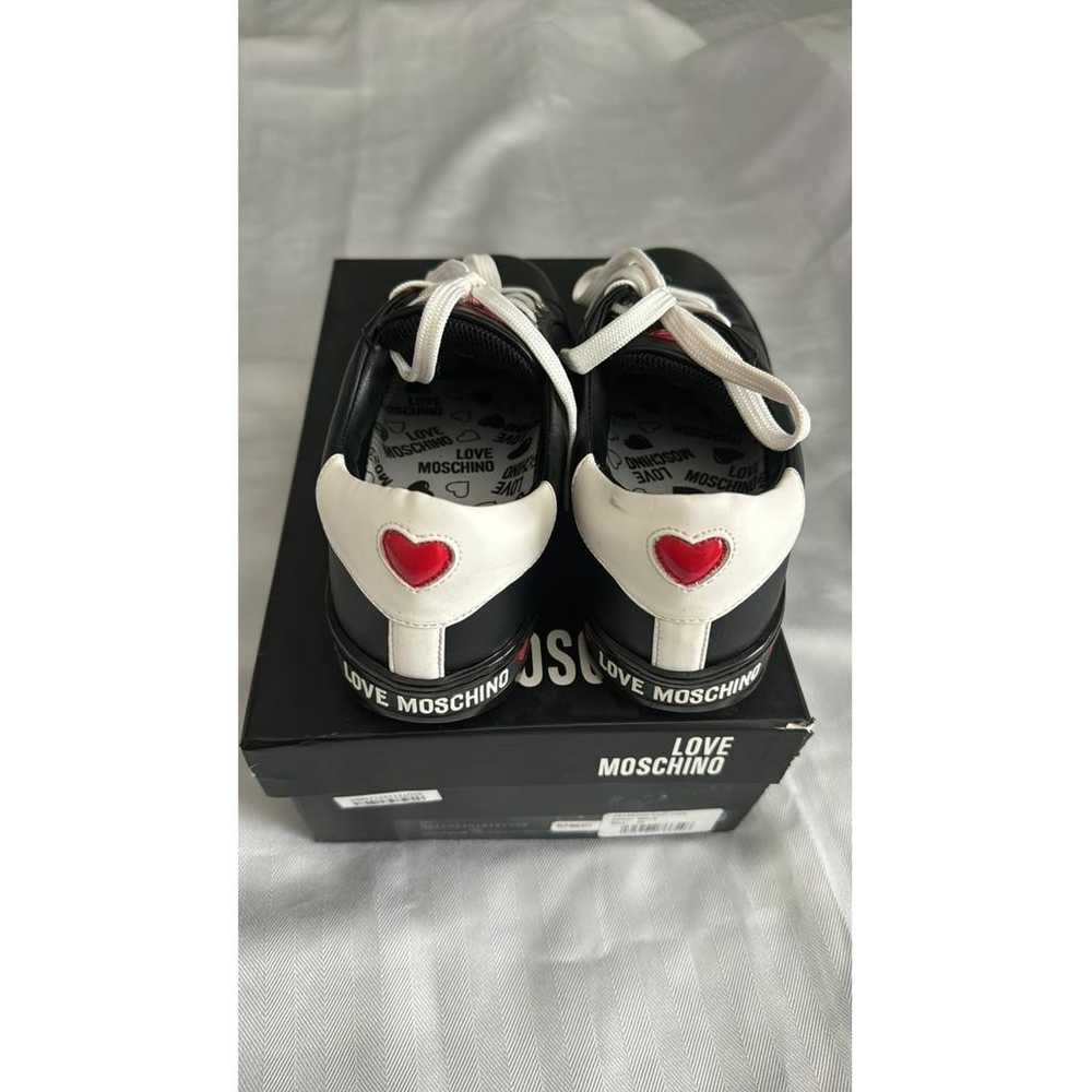 Moschino Love Leather trainers - image 2