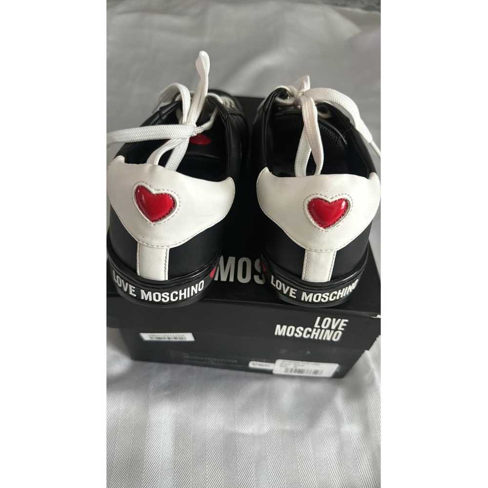 Moschino Love Leather trainers - image 4