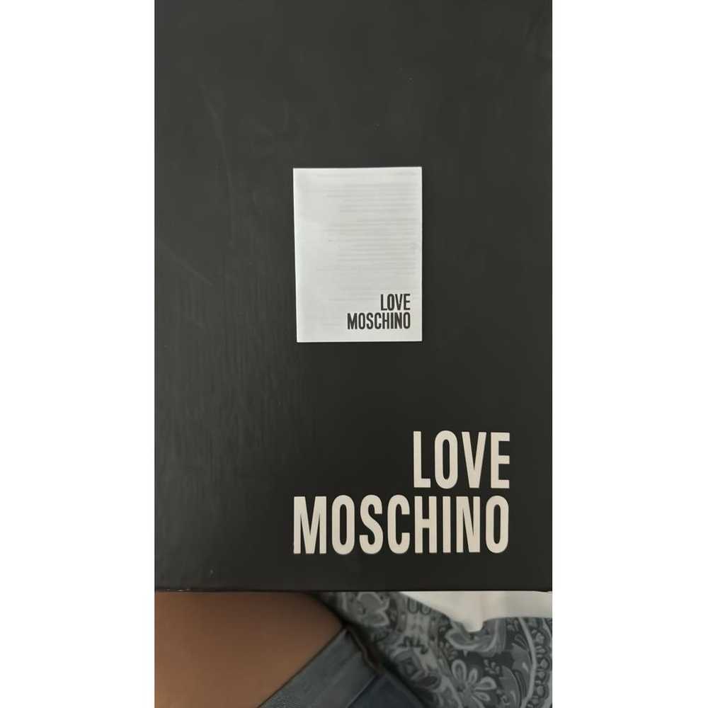 Moschino Love Leather trainers - image 6