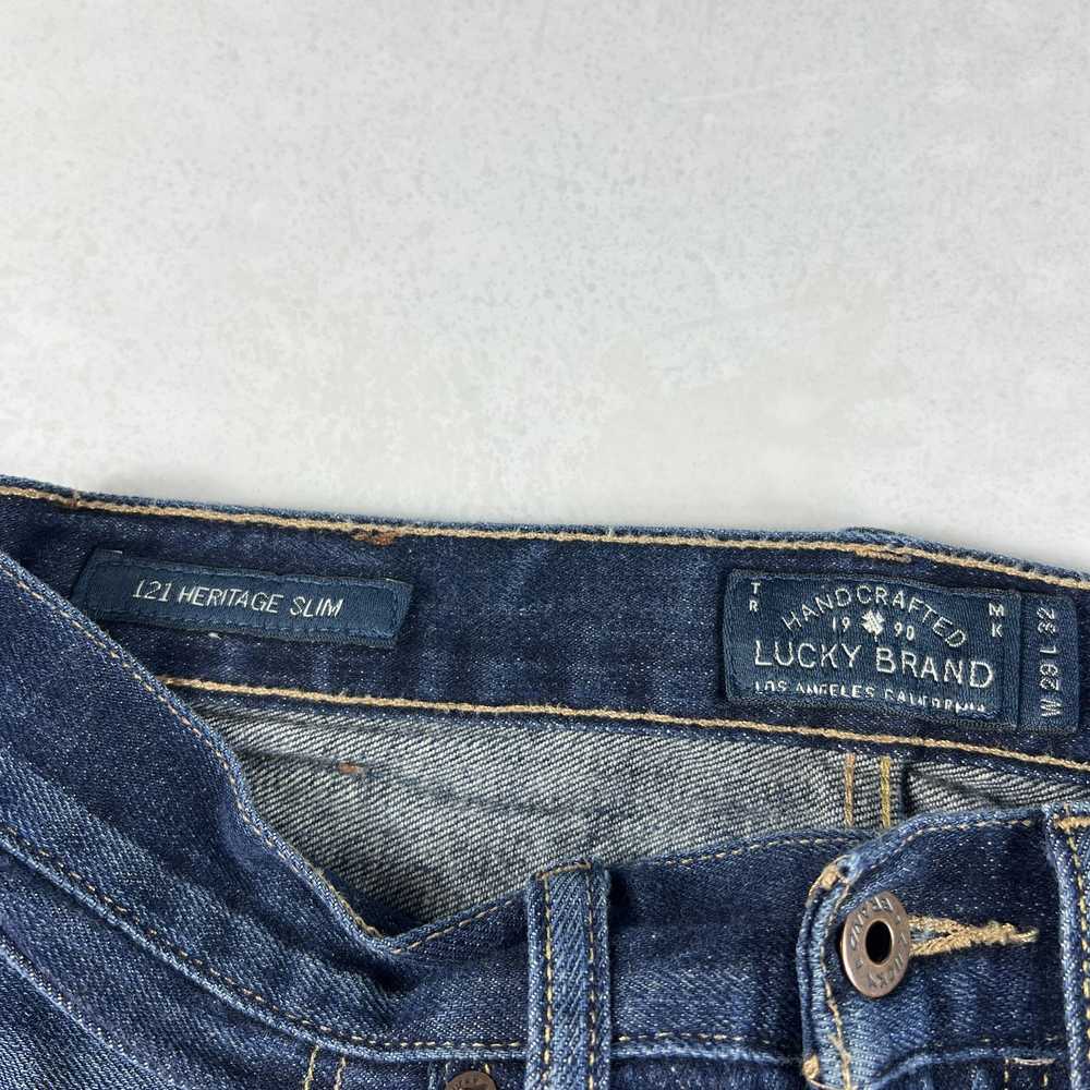 Levi's Lucky Brand Jean Men 121 Slim Straight Fad… - image 10