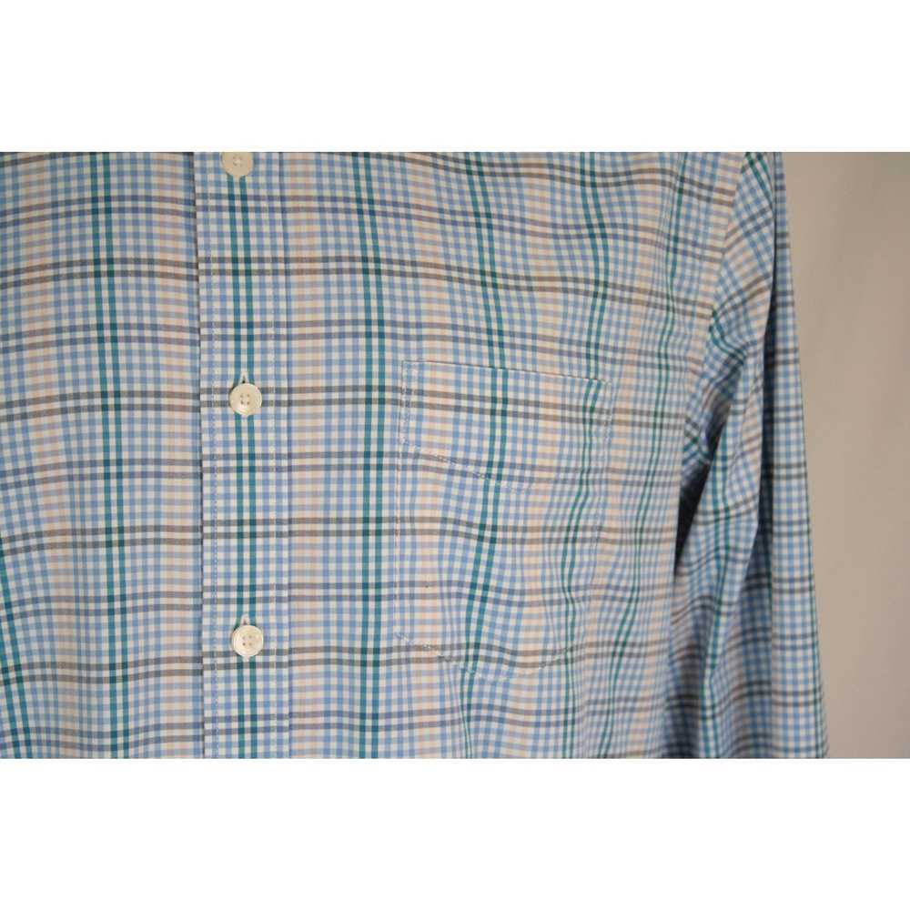 UNTUCKit UNTUCKit Nylon Blend Blue Plaid Scansano… - image 3