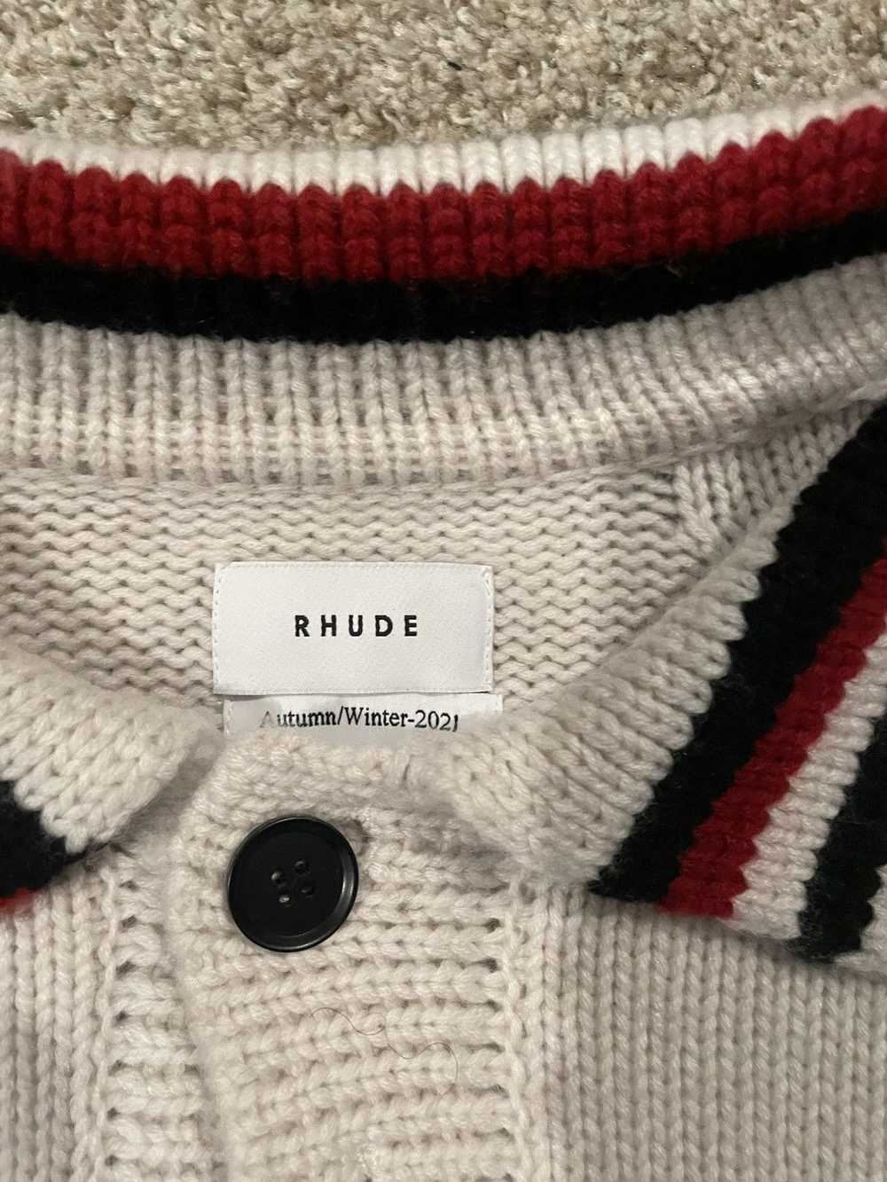 Rhude Rhude Varsity Knit Rugby Top - image 2