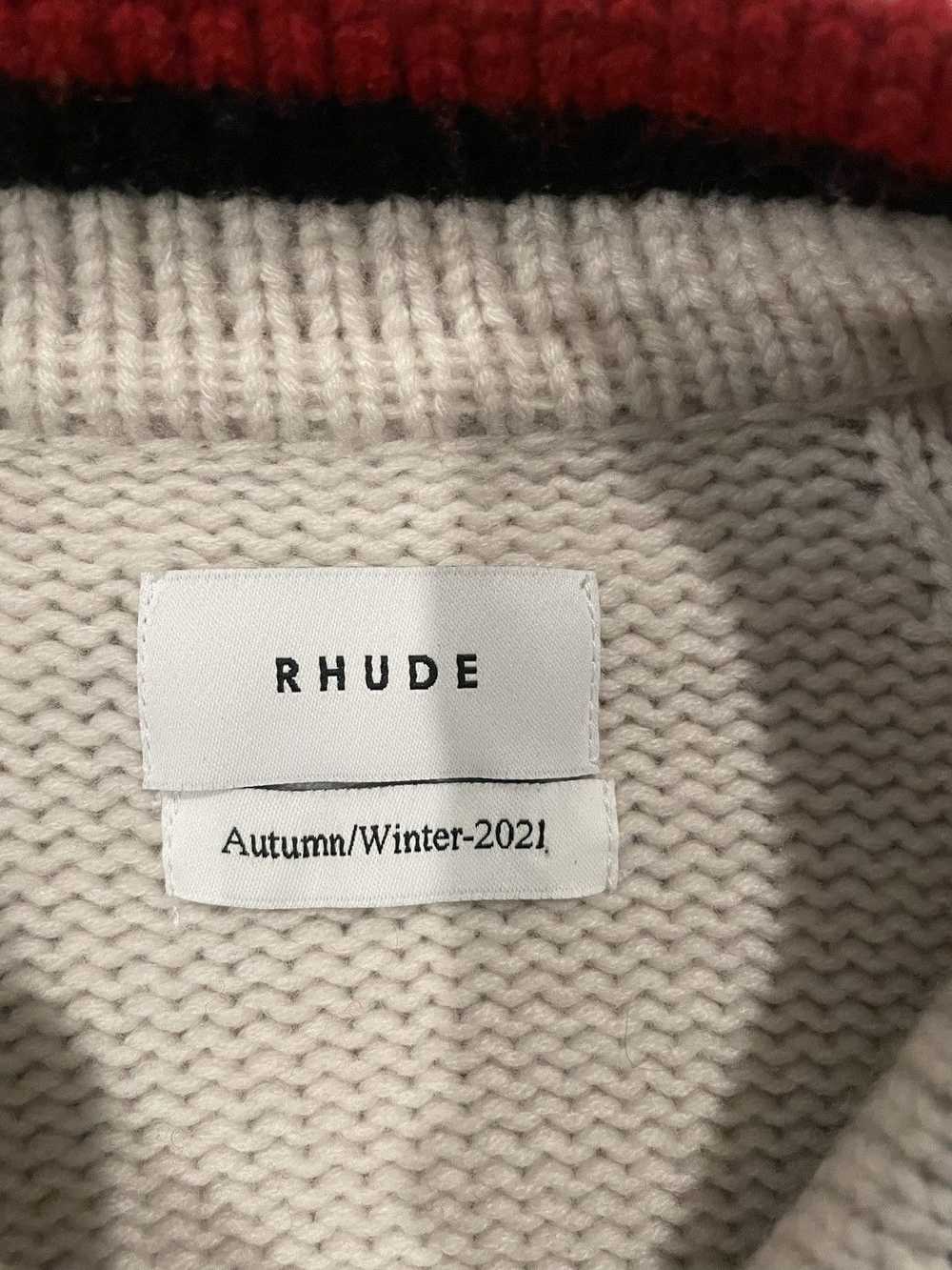 Rhude Rhude Varsity Knit Rugby Top - image 3