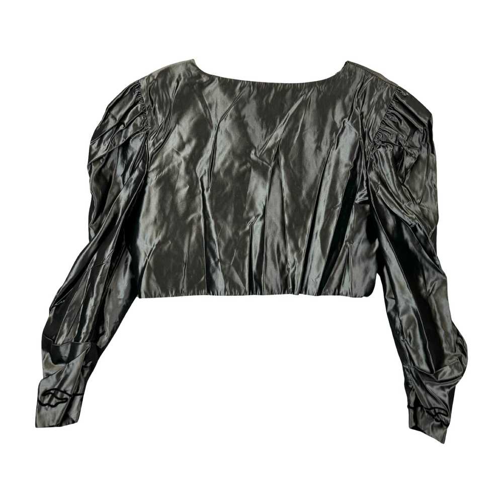 Watter Watter Cropped Bow Bolero Overshirt - image 2