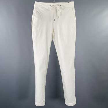 Paige White Cotton Blend Sweatpants Casual Pants - image 1