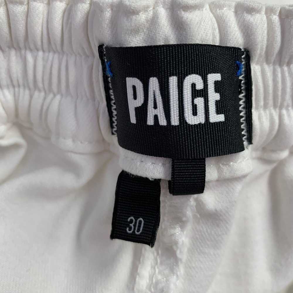 Paige White Cotton Blend Sweatpants Casual Pants - image 5