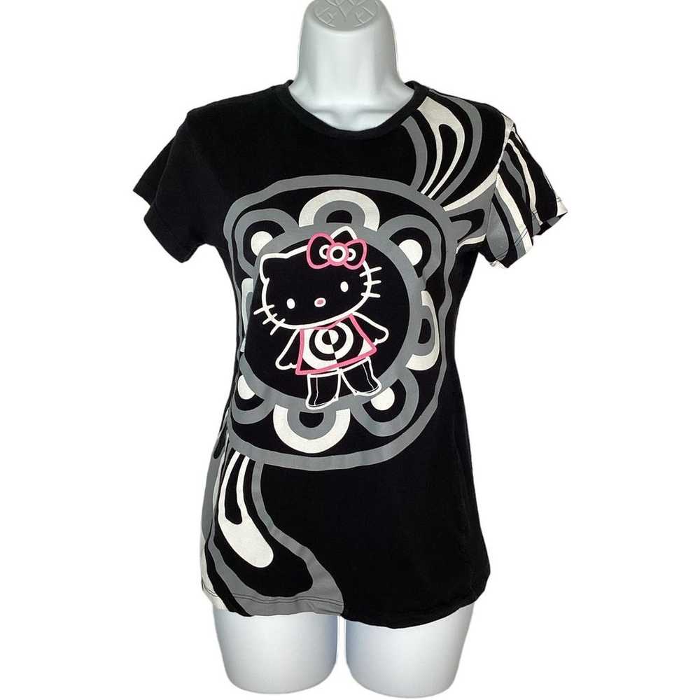 M.A.C. x Hello Kitty Womens T-Shirt Black 2 or S … - image 1