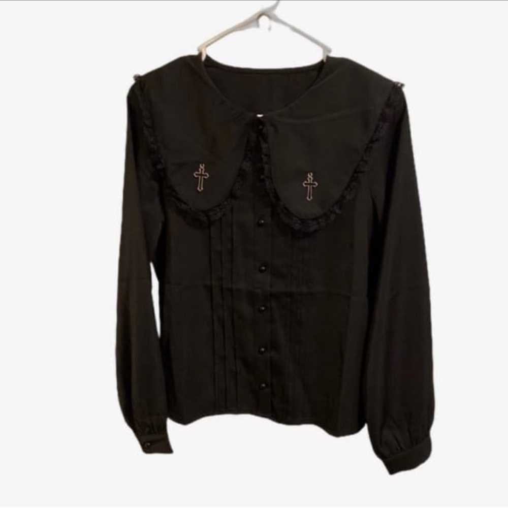 MA*RS Cross Blouse - HOLD - image 1