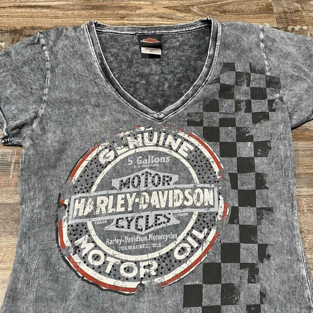 Vintage Y2K Harley Davidson Shirt Medium - image 3